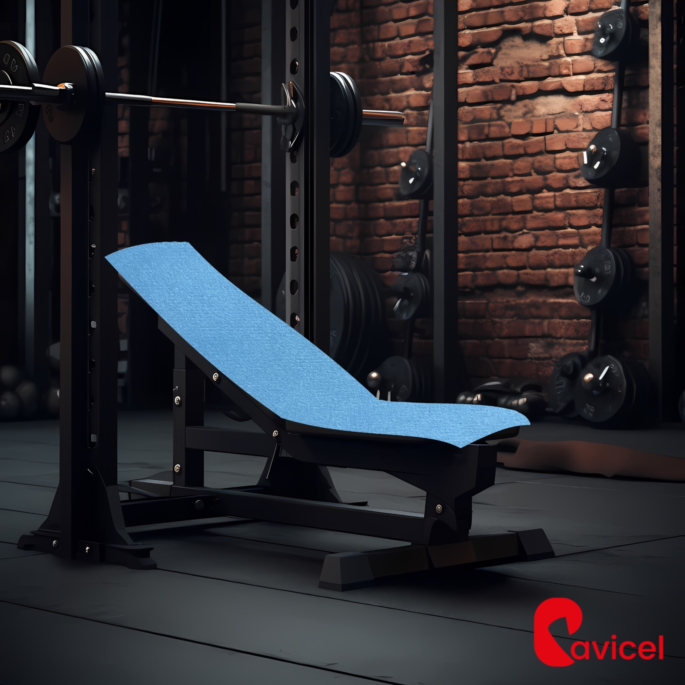 GYM TOWEL SU PANCA quad